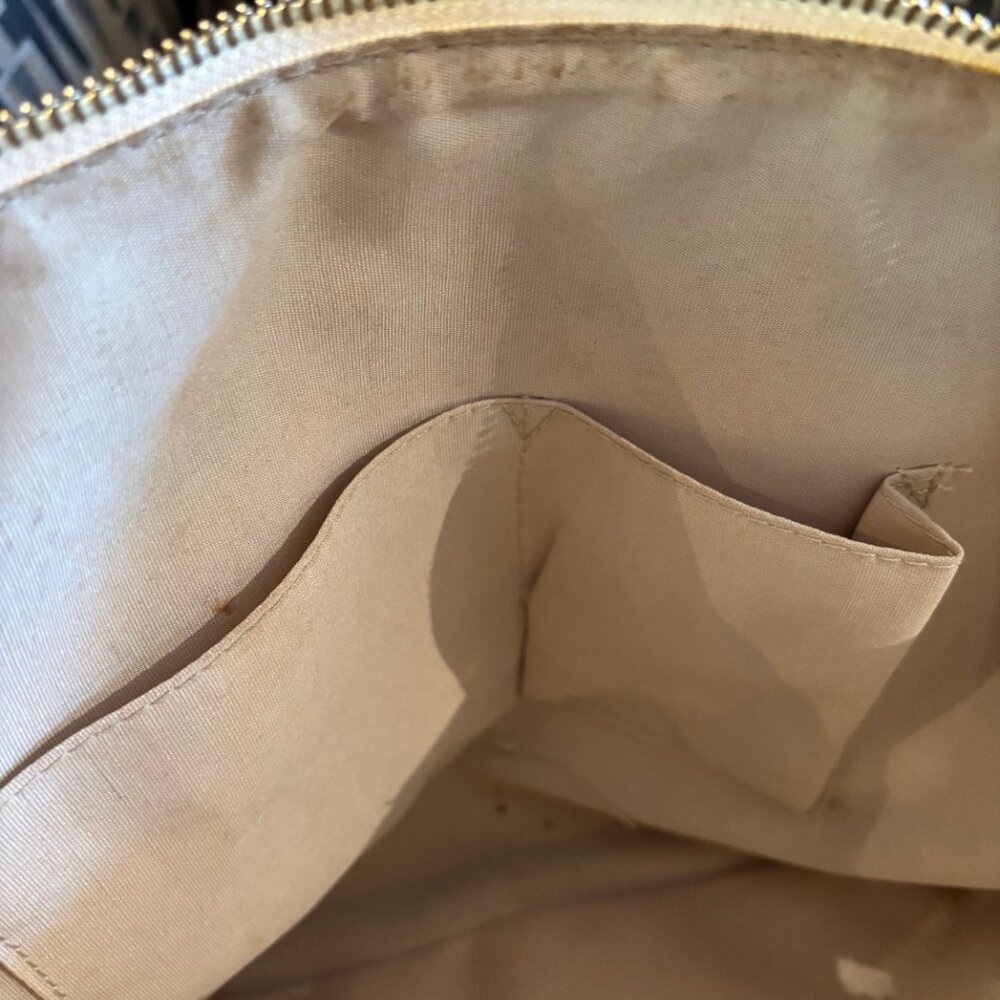 Aldo faux leather large‎ white satchel handbag purse - Picture 11 of 15